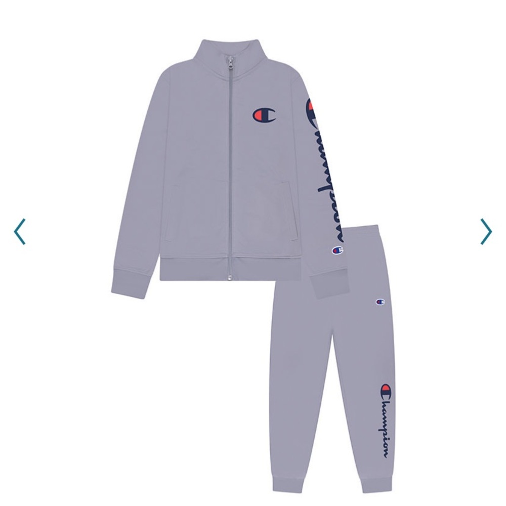 New boys champion script tracksuit set size Xl